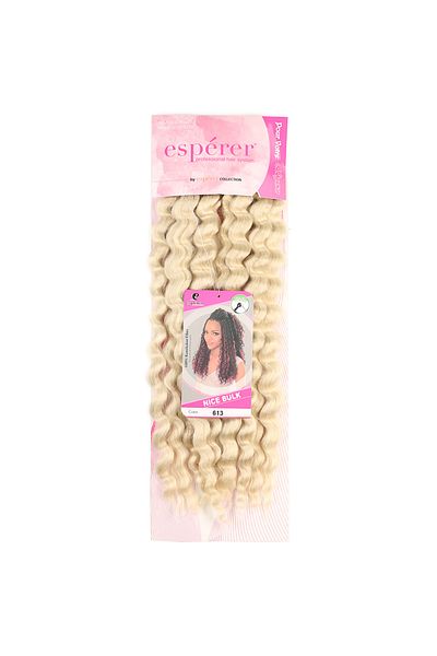 KONAK PERUK Platinum Afro Water Wave - Nice Bulk Hair