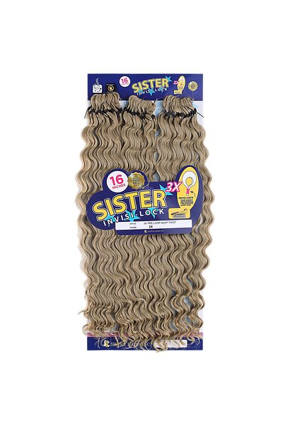 KONAK PERUK Afro Wave Sister Hair - Honey Foam 24