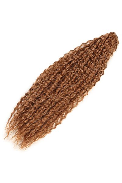 KONAK PERUK Brazilian Afro Wave Hair - Copper Color