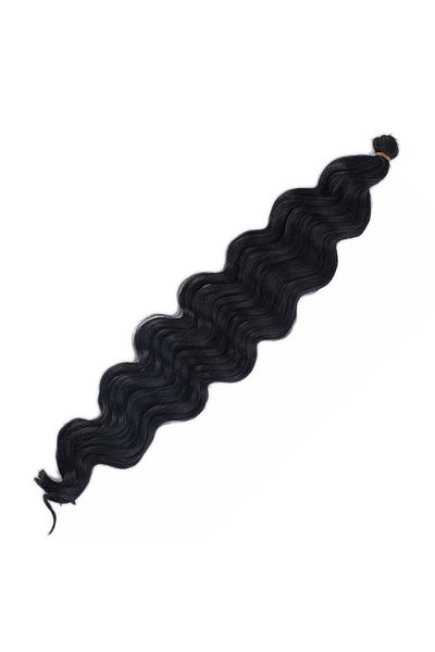 KONAK PERUK Black Water Wave Hair