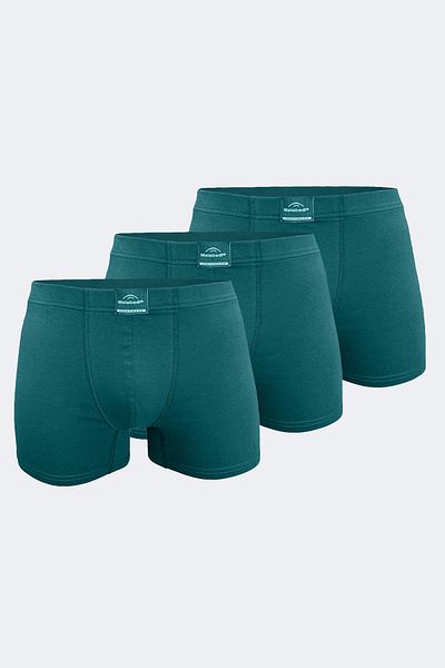 Malabadi Ανδρικό Πράσινο 3 τεμαχίων Cotton Elastane Boxer 3m074