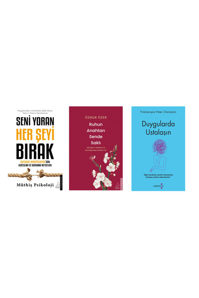 Destek Yayınları Seni Yoran Her Şeyi Bırak+Ruhun Anahtarı Sende Saklı+Duygula...