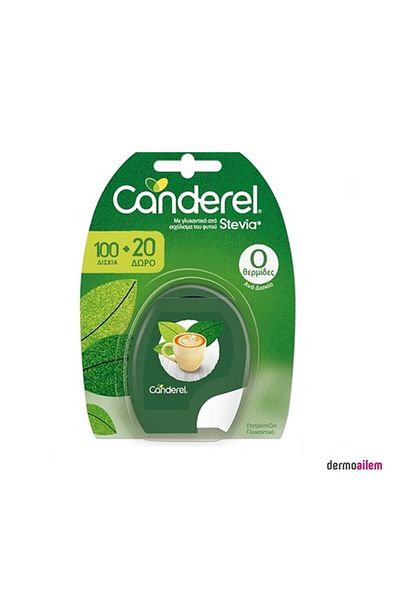 Canderel Stevia Herbal Sweetener 100 Tablets (20 Tablets Free)