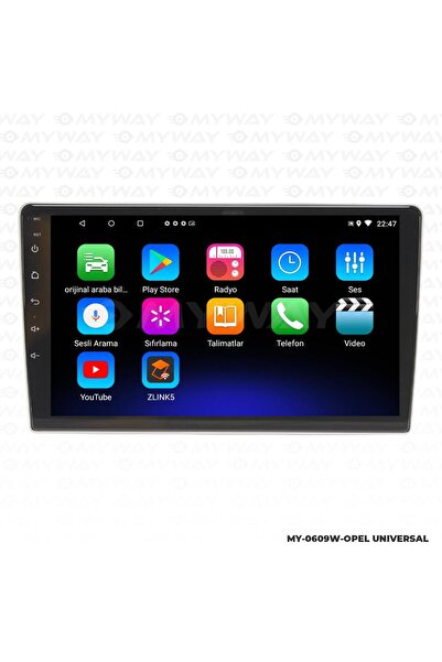 MYWAYY OPEL CORSA D ANDROİD 12 MULTİMEDYA CARPLAY 2GB RAM+32GB HDD NAVİGASYON...