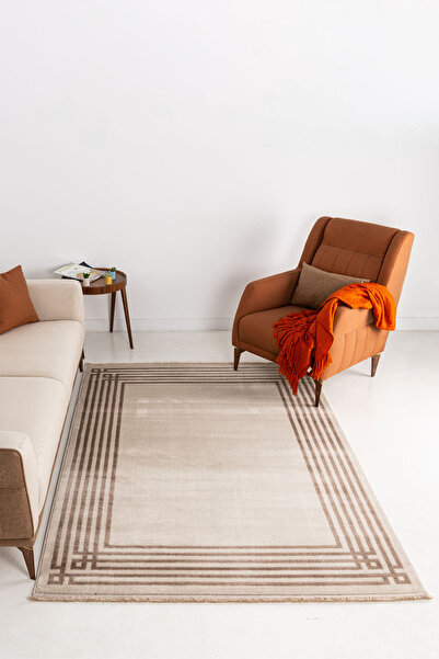 Angorahome Life Makine Halısı 6102 Bej