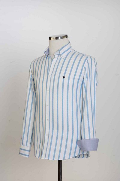 Paul Martin Canadian 100% Cotton Striped Men's Shirt PM3487R37