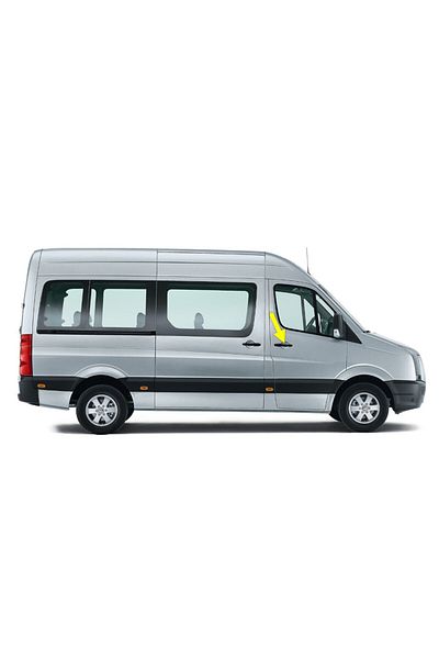 Vass41 مقبض الفتح الخارجي للباب الأمامي الأيمن لسيارة VW Crafter 2006-2016 2E0837205ج