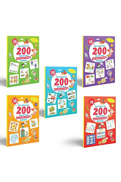 Dikkat Atölyesi Yayınları Iq Zeka Gelişimi için 200 Heyecan Verici 5'li Etkin...