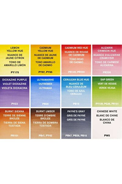 Winsor Newton Winsor & Newton Cotman Metal Kutu Sulu Boya Seti 12’li