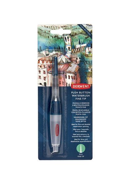 Derwent Κουμπί πατήματος Waterbrush Fine Tip
