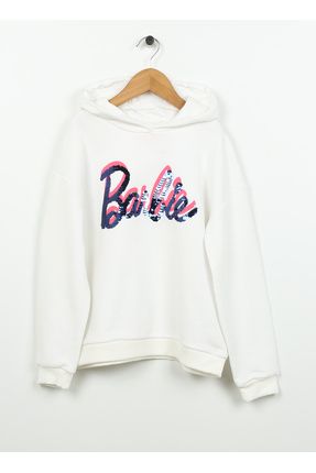 Barbie Bask l Kad n Ekru Sweatsh rt BRB3WG SWT7 Fiyat Yorumlar Trendyol