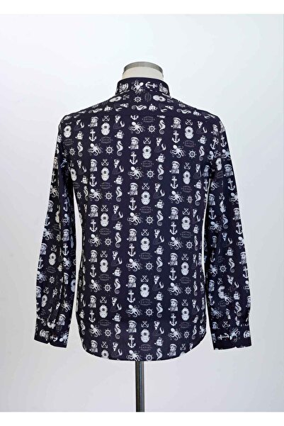 Paul Martin Canadian 100% Cotton Patterned Printed Digital Men's Shirt PM3451R08