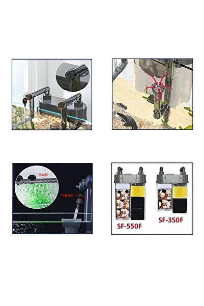 Sobo SF-350F Akvaryum Askı Dış Filtre 300 Lt/h 5 W