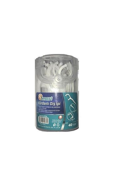 Smart Tooth Floss with Toothpicks 3 Packs of 40