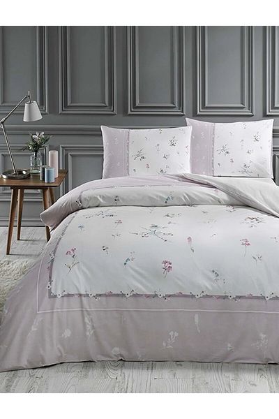 Özdilek Set cuvertură dublu roz Nemesia Ranforce 100% BUMBAC