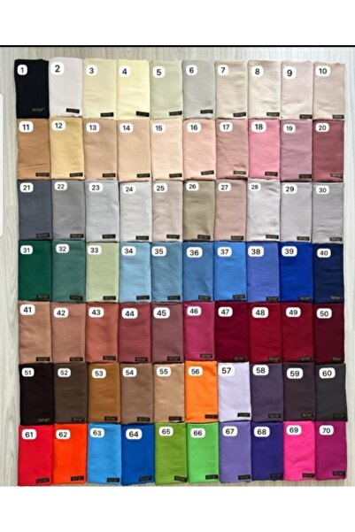 HAR-UM Ticaret Hijab Women's Cotton Jazz Shawl Model-Set of 5