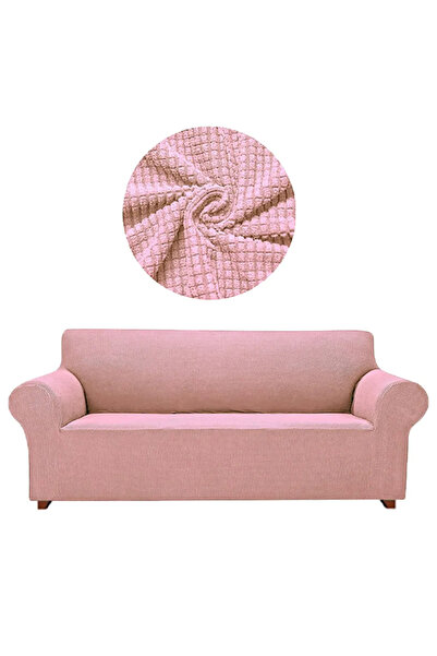 FurkanTicaret أريكة من الخيزران ليكرا تتسع لـ 3 أشخاص - غطاء مرن قابل للغسل، ...