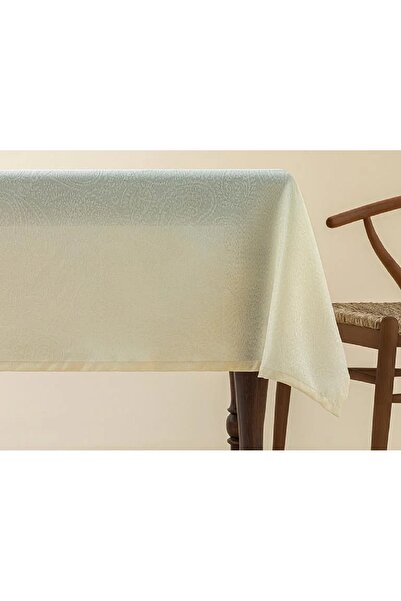 English Home Nelda Dertsiz Masa Örtüsü 100x140 Cm Bej