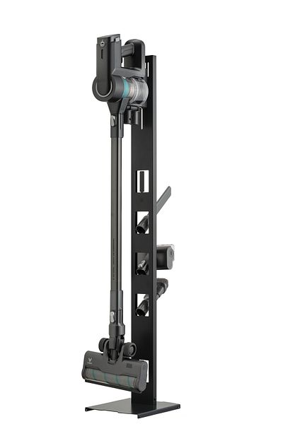 STARK Anthracite Colored Vacuum Cleaner Stand Compatible with Dreame 1c, V8, V9, V9b, V9p, V10 Models - Square Base