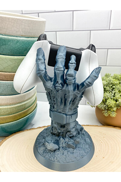 Genel Markalar Zombi Eli Şeklinde Dekoratif Kol Tutucu, Joystick Kumanda Standı, Xbox / Ps4 / Ps5 Uyumlu