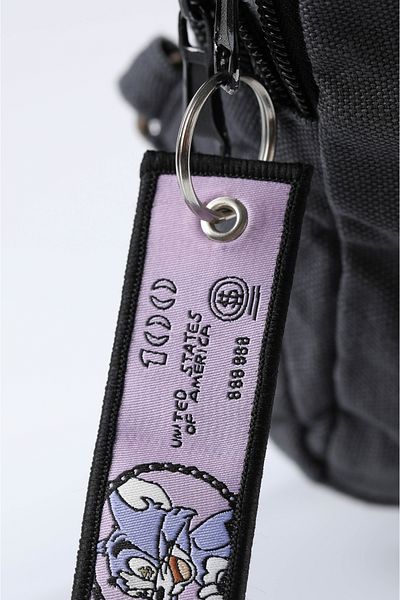 gokmentoy Tom & Jerry Double Sided Woven Fabric Keychain