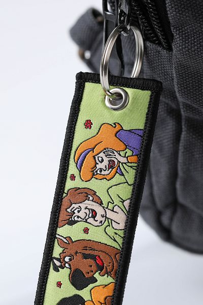 gokmentoy Scooby Doo Double Sided Woven Fabric Keychain