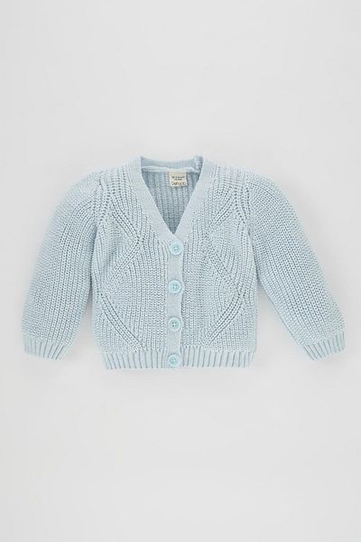 DeFacto Baby-Mädchen-Strickjacke mit Knöpfen A4081a523au