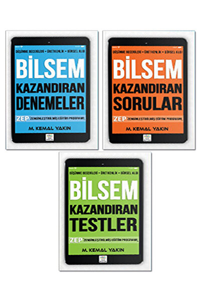 yükselen zeka Yükselen Zeka Bilsem Kazandıran Hazırlık Seti (3 Kitap Set) Yükselen Zeka Yayınları