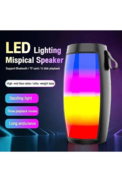 fortrek Zqs1201 Rgb Led Işıklı Mini Bluetooth Hoparlör 5w 2 Inç 1500