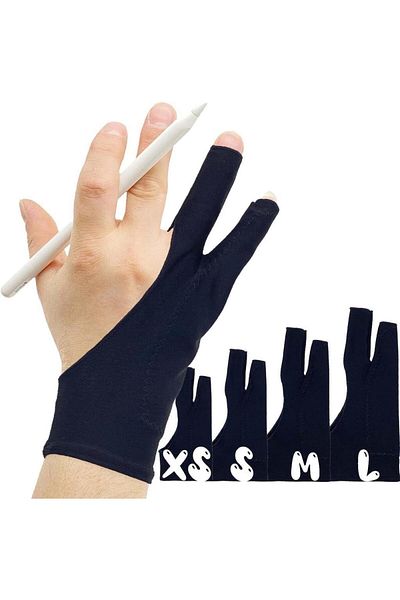 Artdesign Drawing Gloves Black
