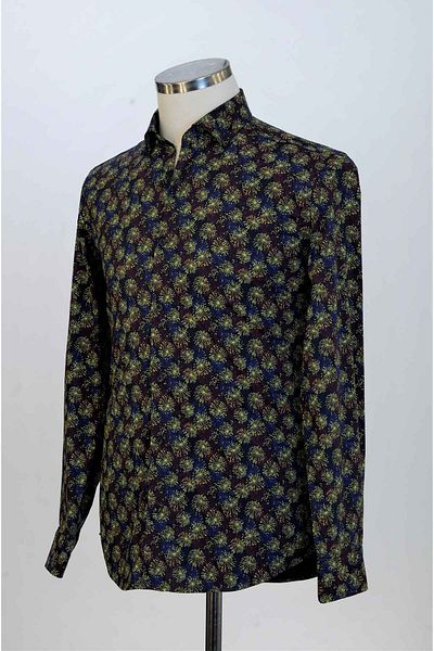 Paul Martin Canadian 100% Cotton Patterned Printed Digital Men's Shirt PM3436R08