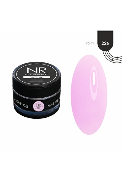 Nail Republic Builder Jel Pembe Wow Gel 226 (15 GR) | Profesyonel Tırnak Yapı...