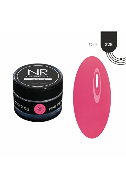 Nail Republic Builder Jel Pembe Wow gel ?228 (15 gr) | Profesyonel Tırnak Yap...