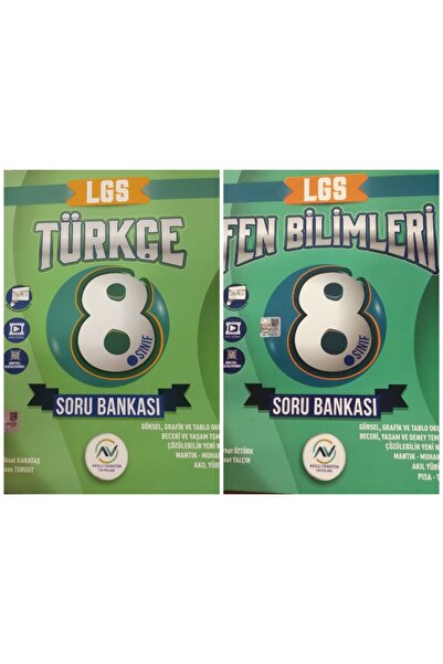 AV YAYINLARI 8. Sınıf Av Yayınları Türkçe - Fen Bilimleri Soru Bankası