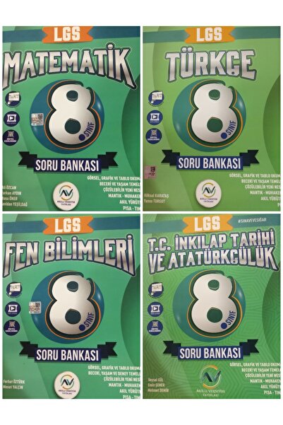 AV YAYINLARI 8. Sınıf Av Yayınları Matematik-Türkçe-Fen-İnkilap Soru Bankası