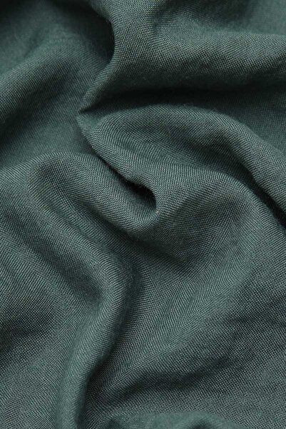 FİVESCARF Maxi Cotton Cotton Scarf Mint Checked