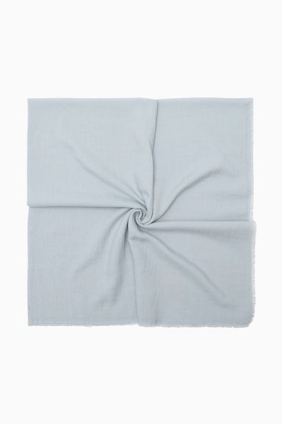 FİVESCARF Maxi βαμβακερό κασκόλ Ανοιχτό μπλε