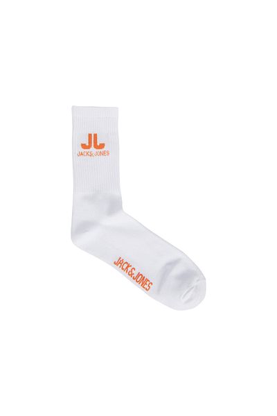 Jack & Jones Оранжеви мъжки чорапи 12240976_JACJJ ТЕНИС ЧОРАП С ЛОГО