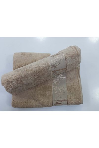 Romans Brown Bamboo 2 Piece Towel Set