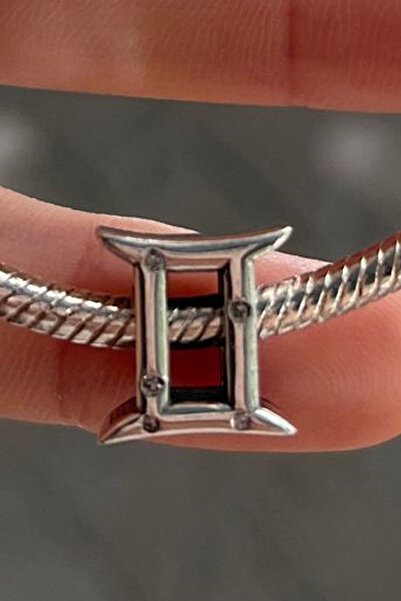 Fubena İkizler Burç Gümüş Charm