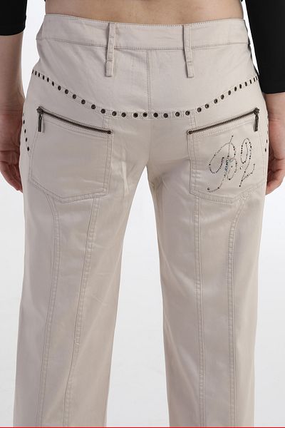 Balizza BLZ-BIRD EYE DETAIL NORMAL WAIST PANTS