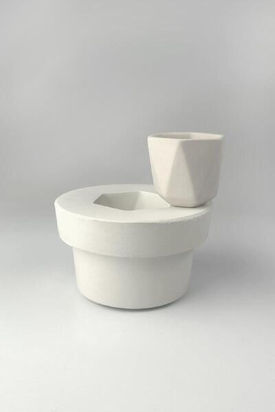 Ref-San Prizma Kahve | Fincanı Alçı Kalıp