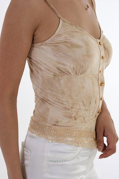 Balizza BLZ-IP HANGING STONE EMBROIDERED TOWEL DETAIL BLUZ