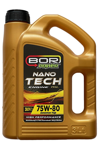 BOR POWER 75W-80 Şanzıman Yağı 3 Litre