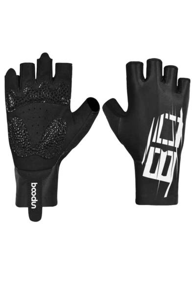 Boodun Profesyonel Bisiklet Eldiveni Siyah