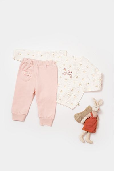 Biorganic The Flowers Baby Girl 2 Piece Set