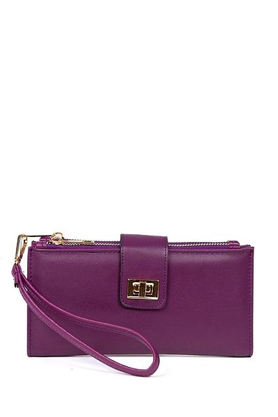 essbag Women's Lockable Large Size Wallet
