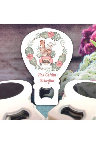 Ege ajans 10 safari (card and gelatin) balloon opening magnets