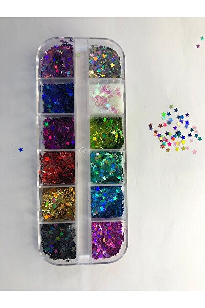 Rbs KOZMETİK Rbs Nail Art Yıldız Tırnak Süsleme Ve Makyaj Vücut Pulu