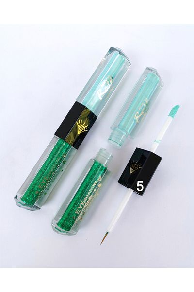 Cosha Beauty Rose Double Sided Glitter Eyeliner - Melted Metallic Lip Oilshine